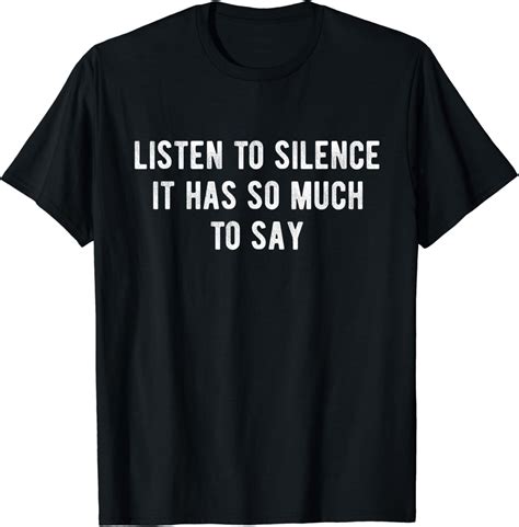 Silence T-Shirt: A Personal Statement and Social Commentary