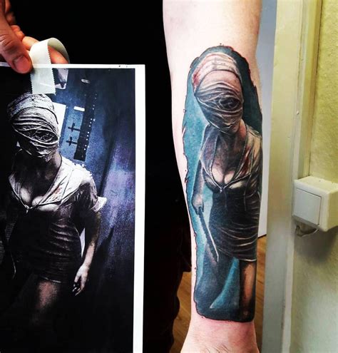 Silent Hill Nurse: A Haunting and Iconic Tattoo Inspiration