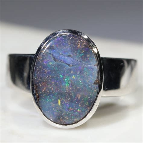 Silver Opal Rings: A Timeless Allure