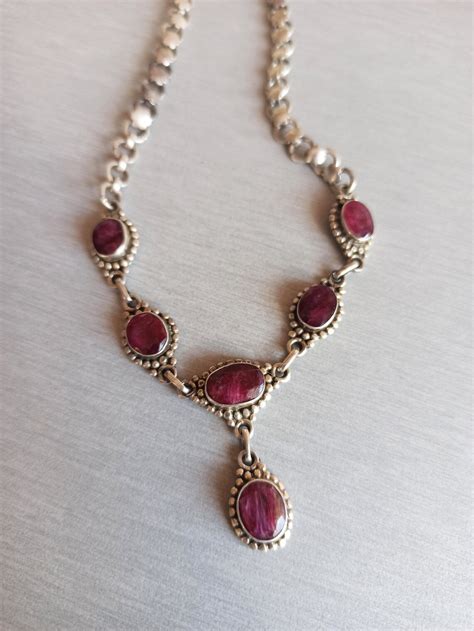 Silver Ruby Necklace: A Timeless Treasure with Enduring Allure