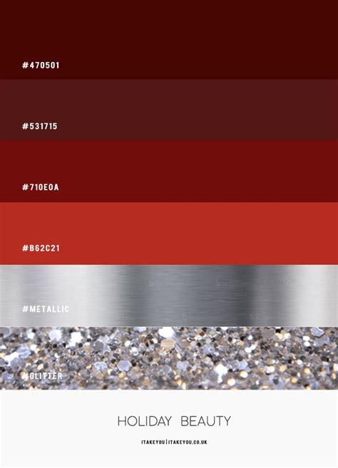 Silver and Red Coloring: