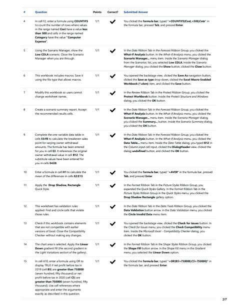 Simnet Excel Exam Answers Doc