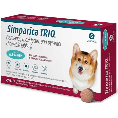 Simparica Trio Chewables for Dogs: Protect Your Furry Friend Against 4 Major Parasites