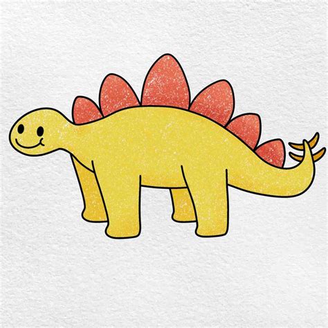 Simple Dinosaur Drawings