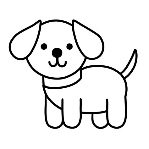 Simple Picture Of A Dog To Draw