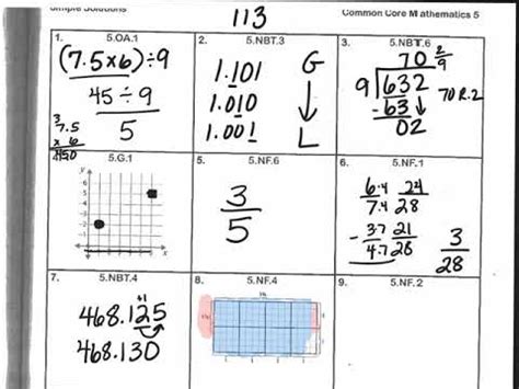 Simple Solutions Math Answers Grade 5 Ohio Doc