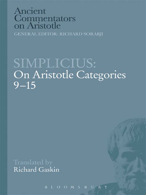 Simplicius On Aristotle Categories Reader