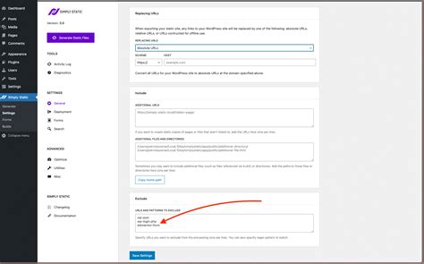 Simply Static: Exclude Plugins for a Lightning-Fast Website