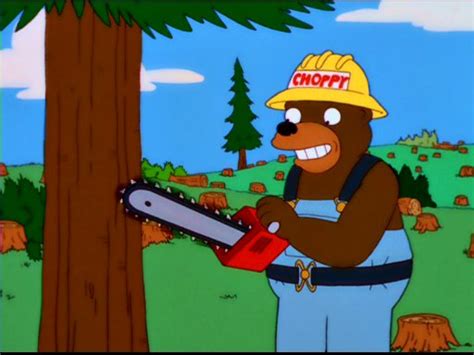 Simpsons' Lumberjack Bear: 10,000 Words of Logging Adventure!