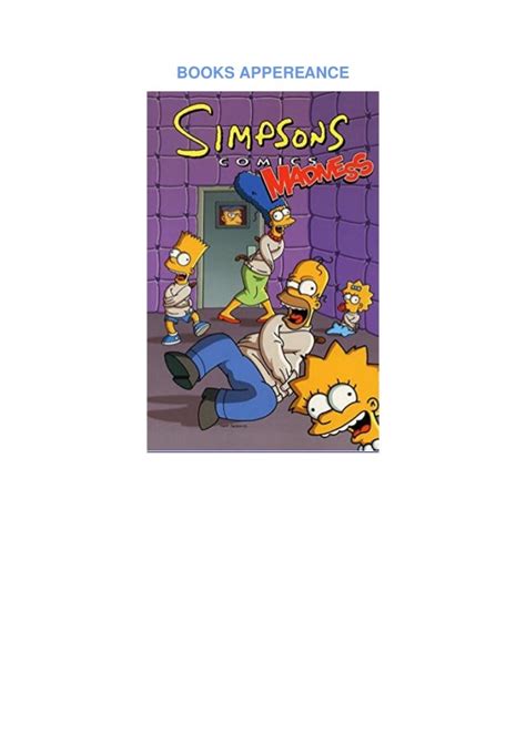 Simpsons Comics Madness Simpsons Comic Compilations PDF