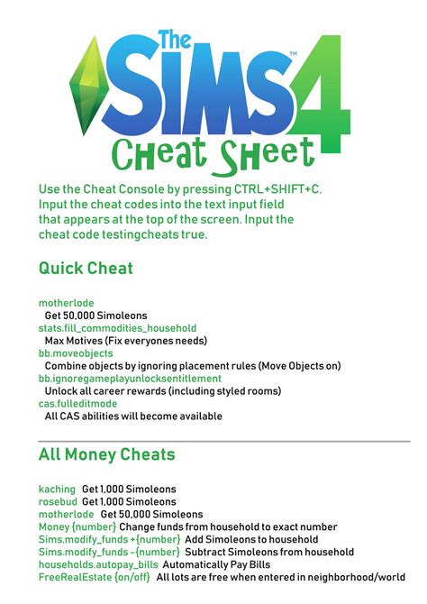 Sims 4 Career Cheats