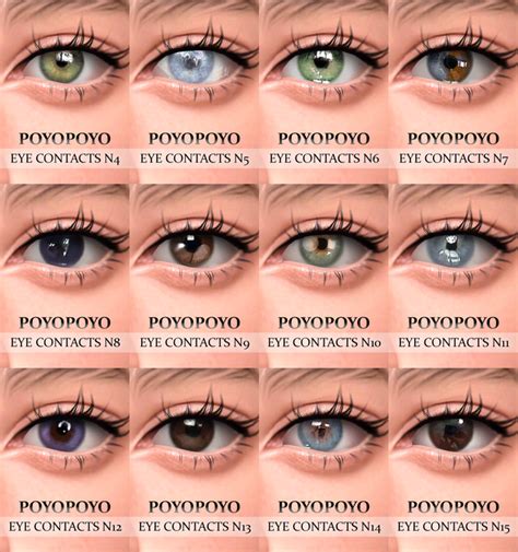 Sims 4 Color Contacts: Transform Your Sims' Eyes With 3,000+ Vibrant Shades