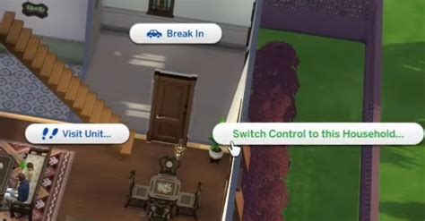 Sims 4 Switch Control to This Household