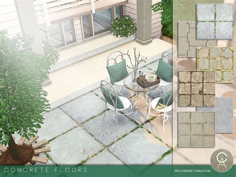 Sims 4 cement slab CC