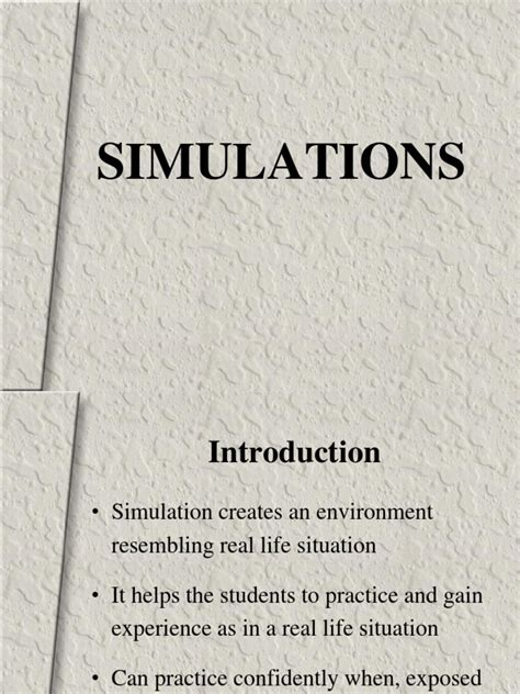 Simulations in Educational Psychology and Research 21 Doc