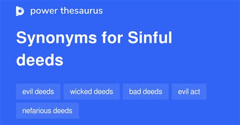 Sinful Deeds: A Comprehensive Exploration of Unholy Acts