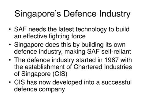 Singapore's Defence Industry: A Global Force