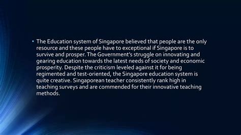 Singapore's Education System: A Global Leader in Excellence