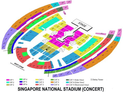 Singapore National Stadium Seating Plan Row: A Comprehensive Guide