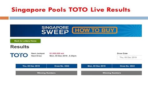 Singapore Pools Toto Results 2020: Unleash Your Winning Numbers Today!