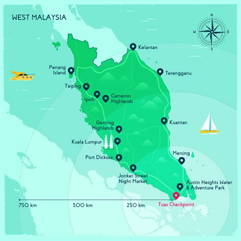 Singapore to Kuala Lumpur Distance by Road: A Comprehensive Guide