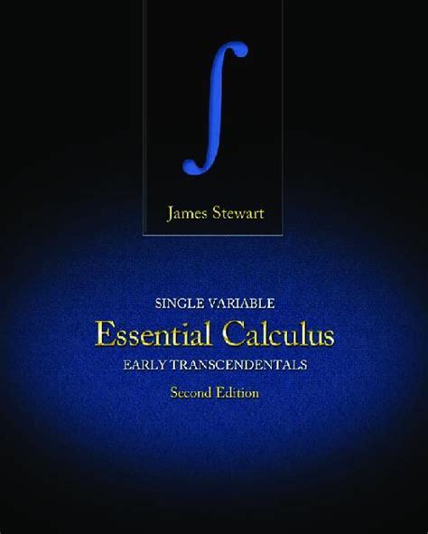 Single Variable Essential Calculus Stewart 2nd Ed Ebook Doc