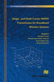 Single-And Multi-Carrier Mimo Transmission for Broadband Wireless Systems Epub