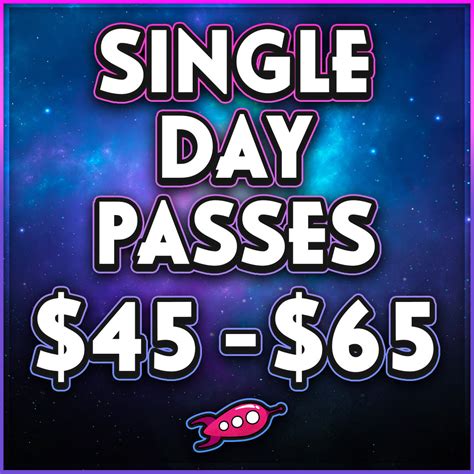 Single-day pass: