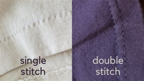 Single-stitch construction: