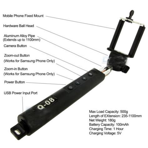 Singo Stainless Bluetooth Extendable Handheld Doc