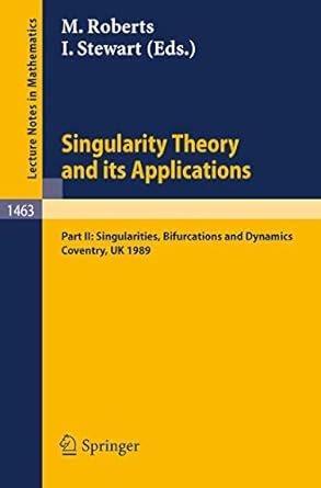 Singularity Theory and its Applications Warwick 1989: Symposium Held at the University of Warwick PDF