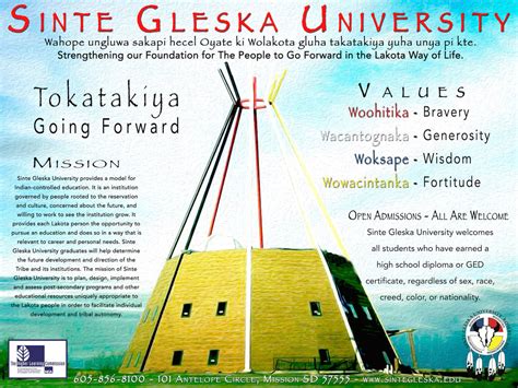 Sinte Gleska University Mission SD: Inspiring Future Generations