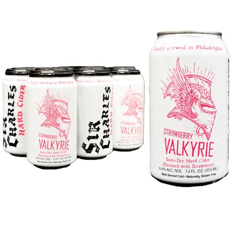 Sir Charles Strawberry Valkyrie Hard Cider Cans: A Refreshing and Flavorful Sipping Experience