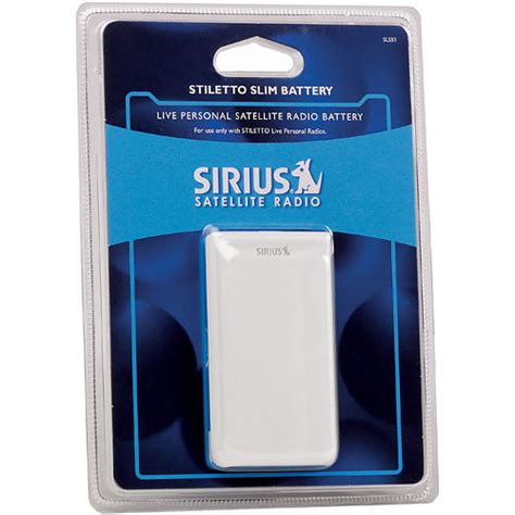 Sirius Stiletto Slim Battery SLSB1 Reader