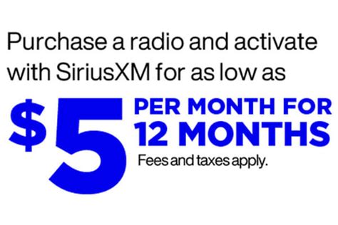 SiriusXM $5 a Month for 24 Months: Unlocking the Power of Satellite Radio