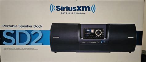 SiriusXM SXSD2 Portable Speaker System PDF