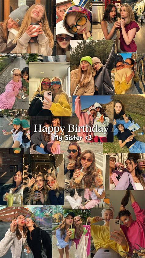 Sister Birthday Template Capcut