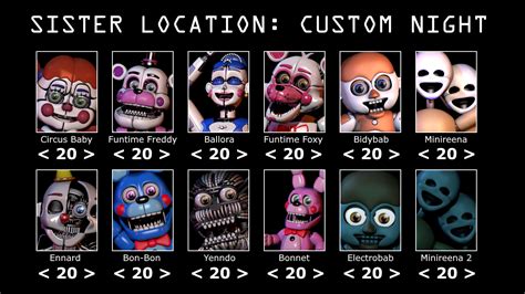 Sister Location Custom Night: 1000 Nights of Terror Unleashed!