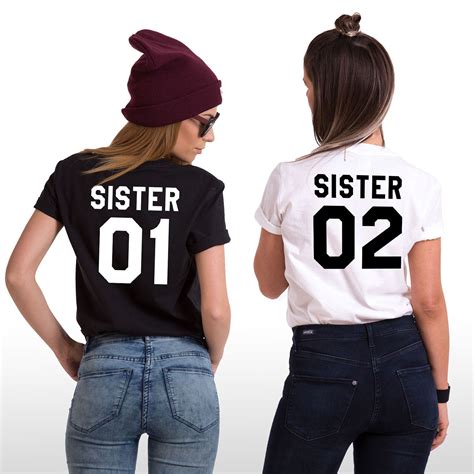 Sister Shirt Ideas That Will Make You and Your Sibling Glow