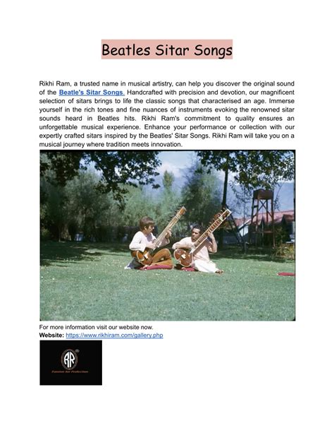 Sitar and Its Music Revised and Enlarged Edition Reader