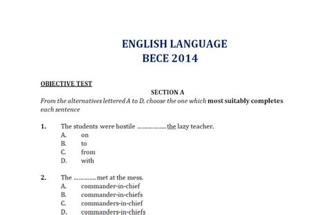 Site For 2014 Bece Answers Kindle Editon