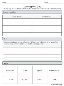 Sitton Spelling 4th Grade Answers Doc