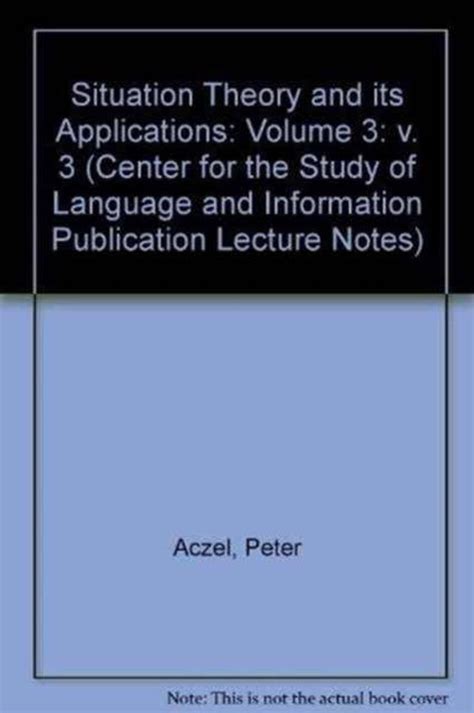 Situation Theory and Its Applications Kindle Editon