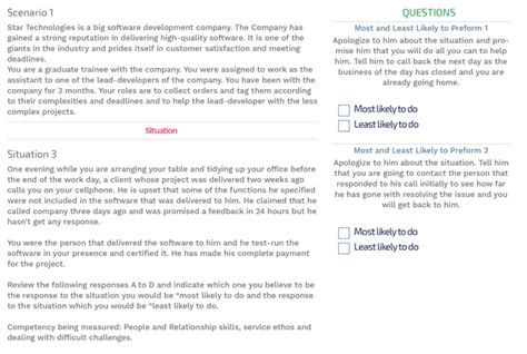 Situational Judgement Questions And Answers Shl Reader