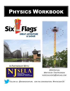 Six Flags Great Adventure Physics Workbook Answers Reader