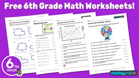 Six Grade Math Worksheets And Answer Reader