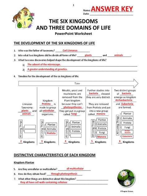 Six Kingdoms Packet Answers PDF