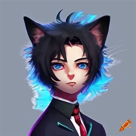 Six unique catboy characters: