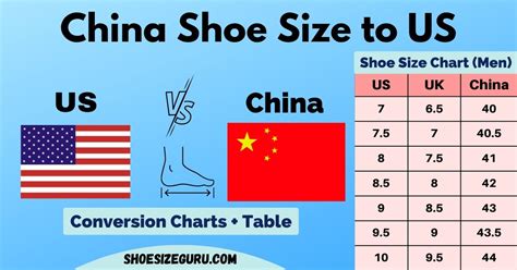 Size Chart China To Us