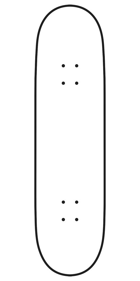 Skate Deck Template